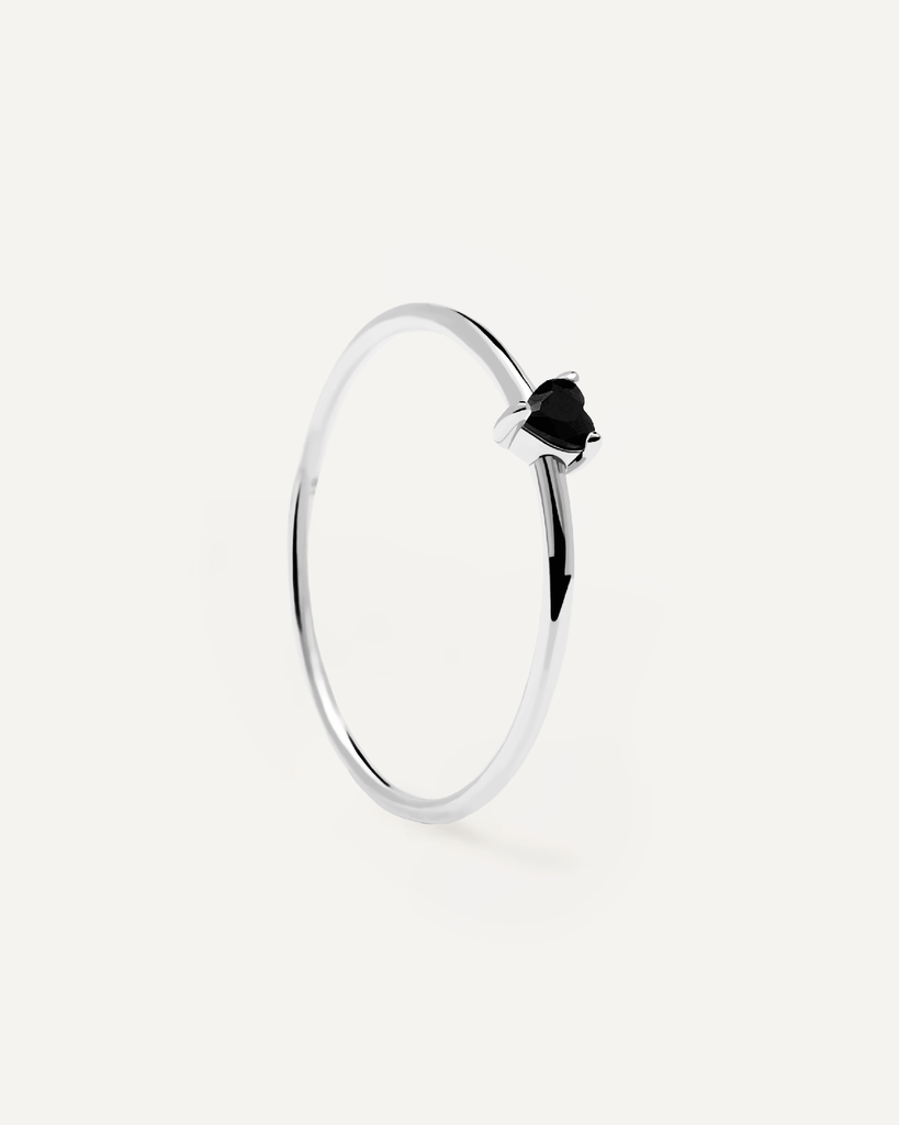 Black Heart Ring - Silver (925) – VIVID GLAM CO.