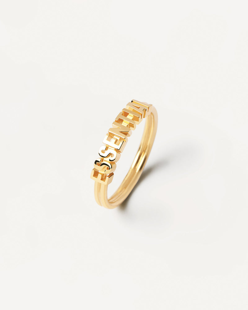 Essential Ring - 
  
    Sterling Silver / 18K Gold plating
  
