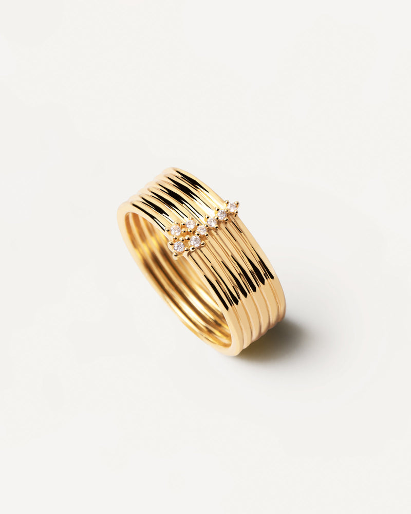 Super Nova Ring - 
  
    Sterling Silver / 18K Gold plating
  
