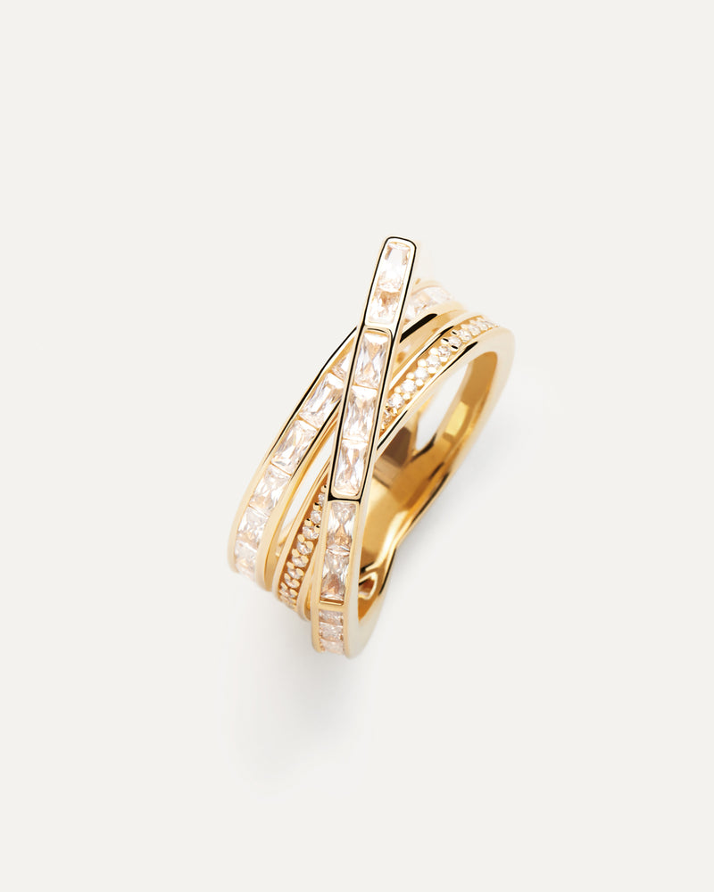 Verona Ring - 
  
    Sterling Silver / 18K Gold plating
  
