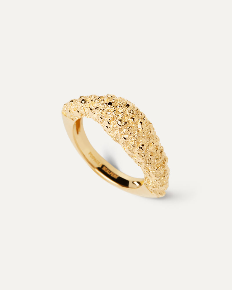 Anillo Duna - 
  
    Plata de Ley / Baño de Oro 18K
  
