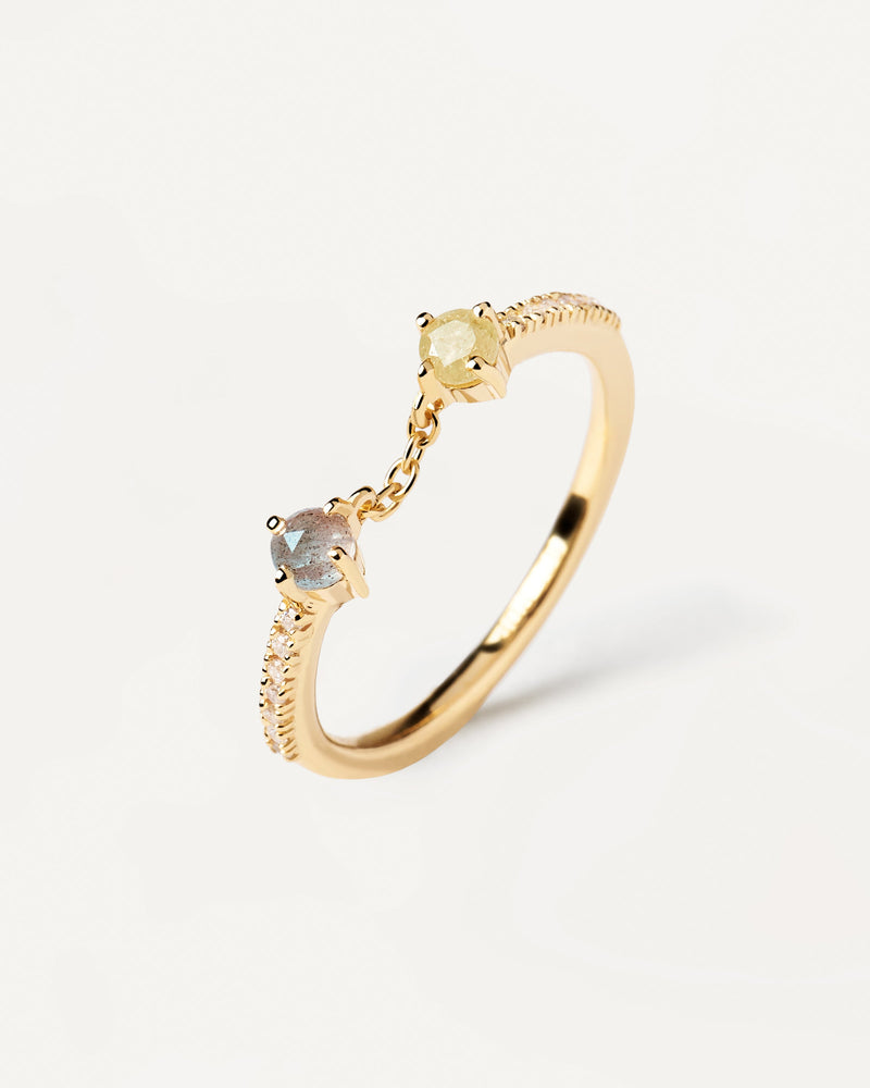 Zena Ring - 
  
    Sterling Silver / 18K Gold plating
  
