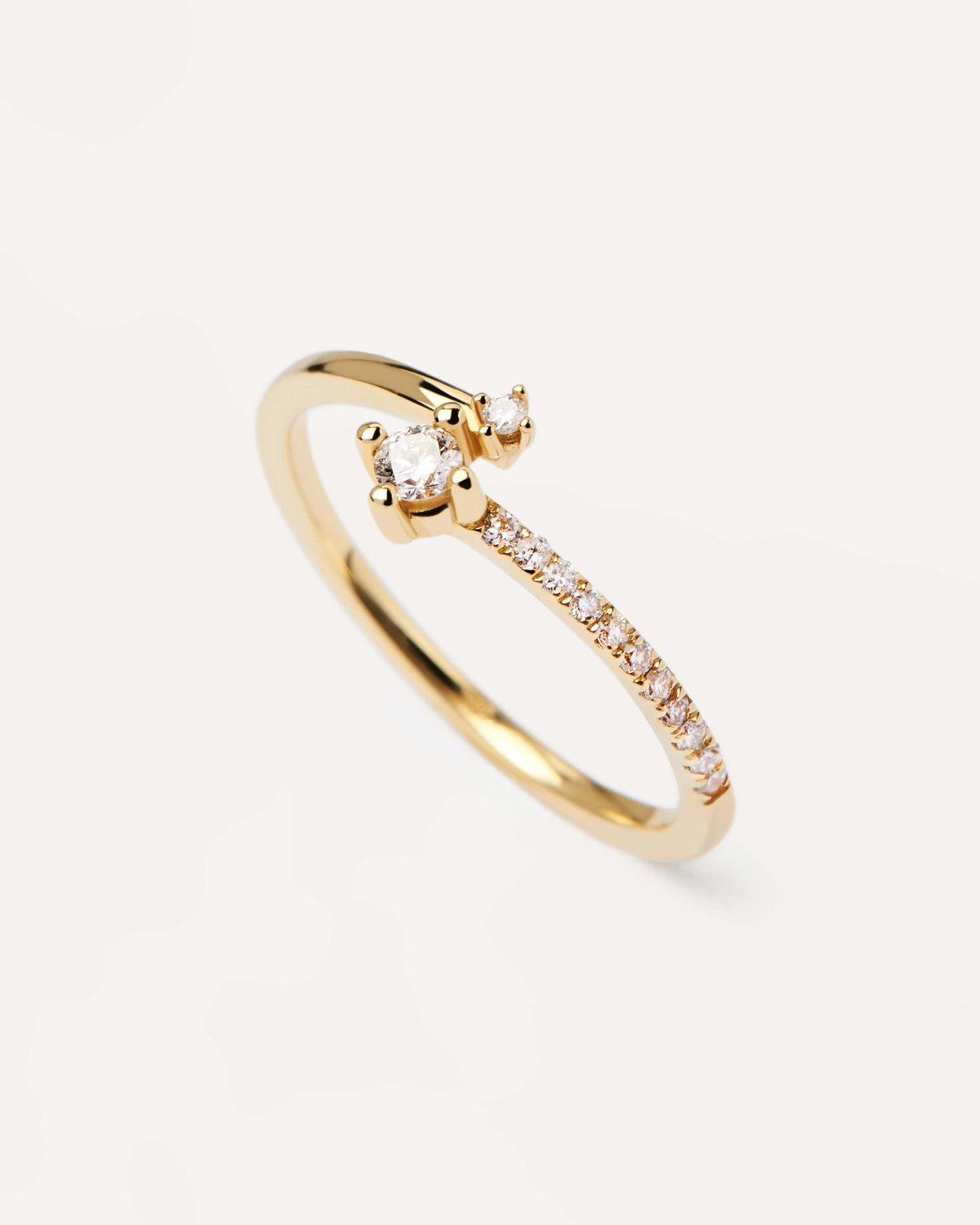 Diamonds and Gold Swing Ring | PDPAOLA