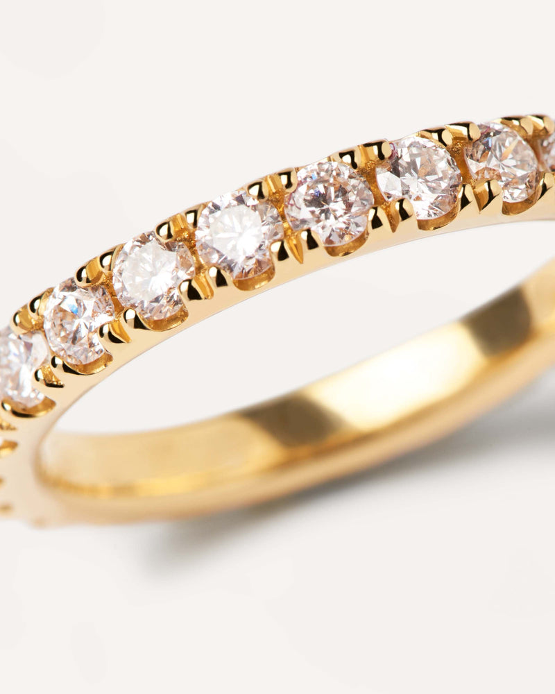 Diamonds and gold Eternity Supreme Ring - 
  
    18K Gold
  
