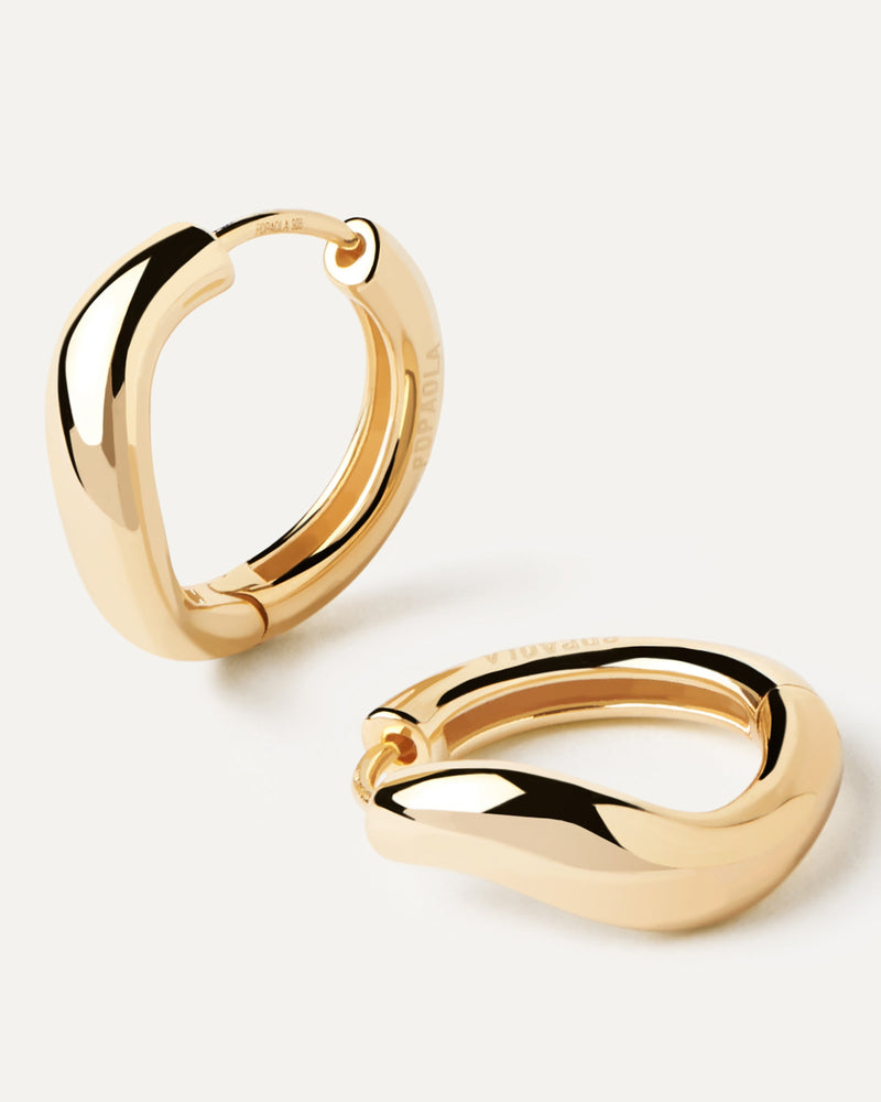 Orecchini A Cerchio In Oro Celeste - 
  
    Oro 18K
  
