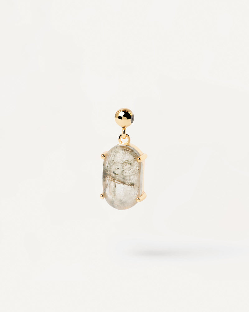 Labradorite Strength Charm - 
  
    Sterling Silver / 18K Gold plating
  
