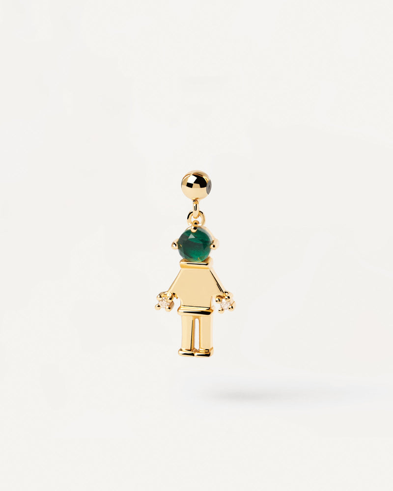 Girl & Boy Charm - 
  
    Sterling Silver / 18K Gold plating
  
