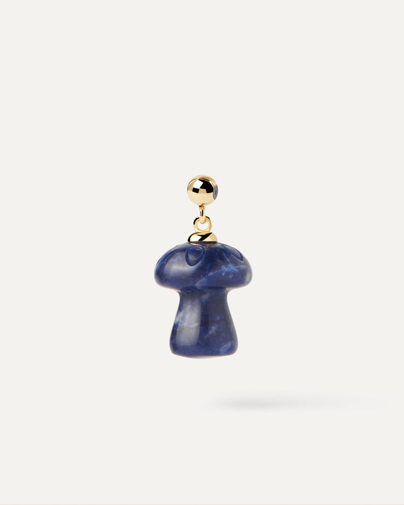 Charm Fungo Sodalite - 
  
    Argento sterling / Placcatura in Oro 18K
  
