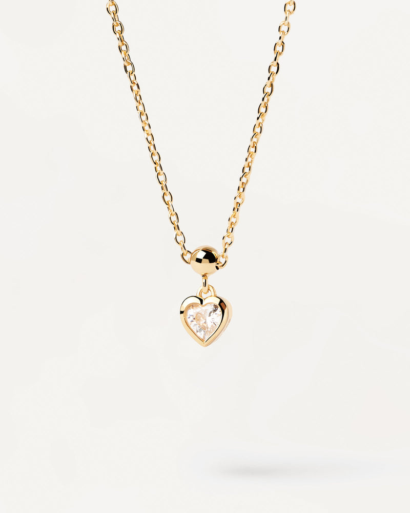 Charm Corazón Mini - 
  
    Plata de Ley / Baño de Oro 18K
  
