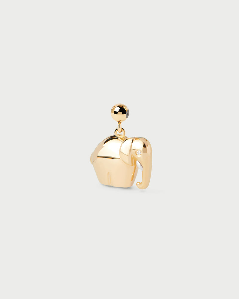 Charm Elefante - 
  
    Argento sterling / Placcatura in Oro 18K
  
