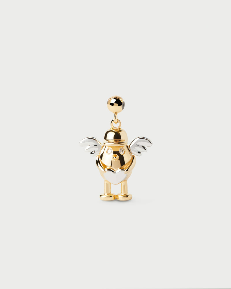 Charm Cupido - 
  
    Plata de Ley / Baño de Oro 18K
  
