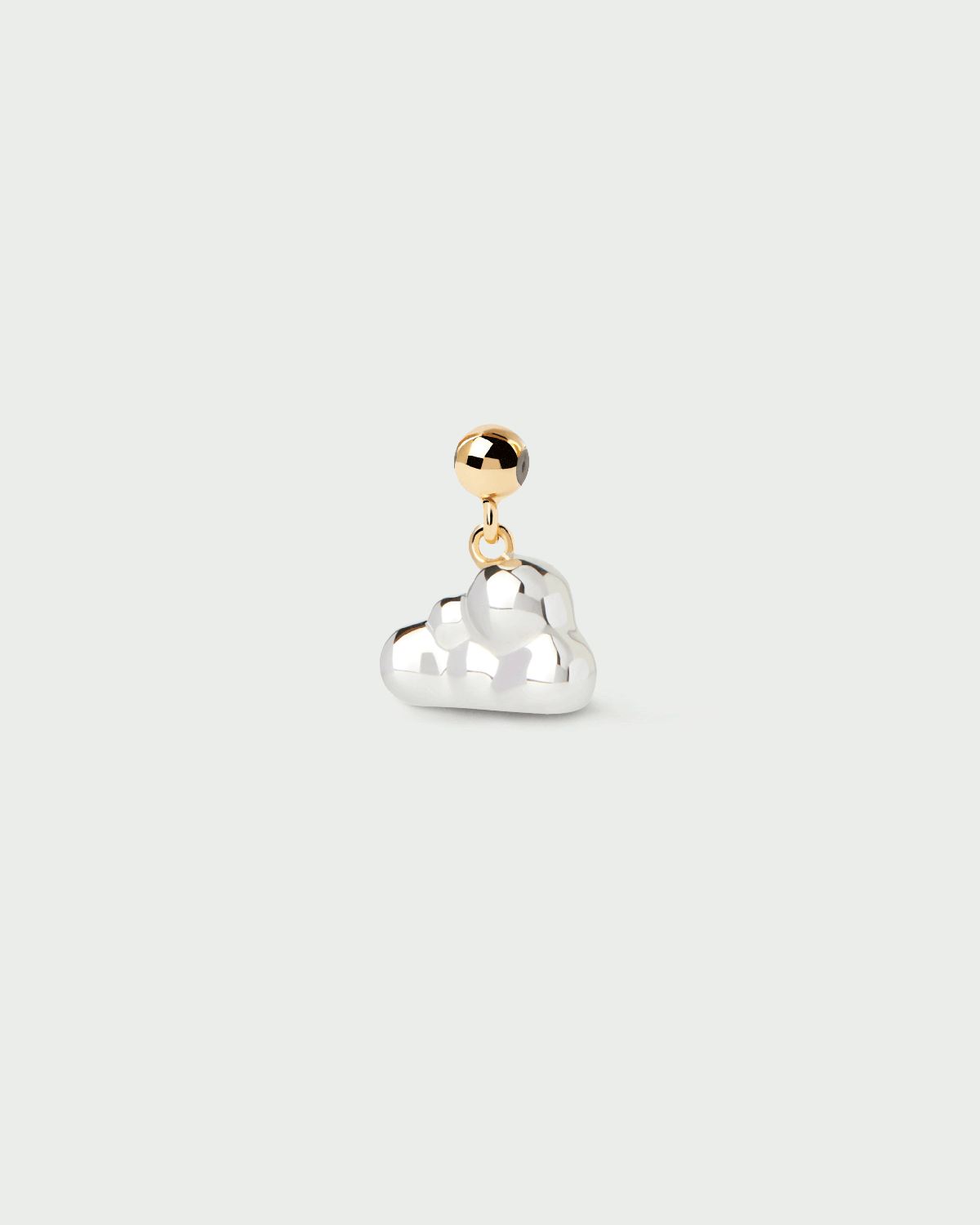 Charm Nuage - 
  
    Argent massif / Placage Or 18 Ct
  
