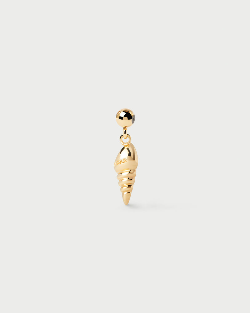 Shell Charm - 
  
    Sterling Silber / 18K Goldplattierung
  
