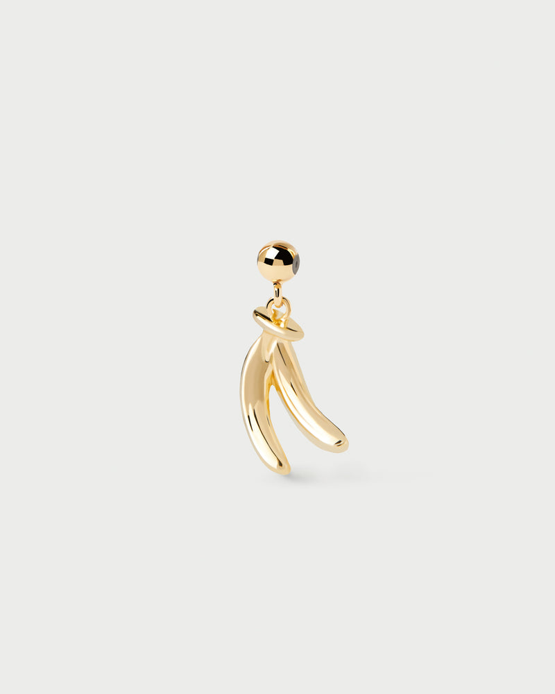 Banana Charm - 
  
    Sterling Silber / 18K Goldplattierung
  
