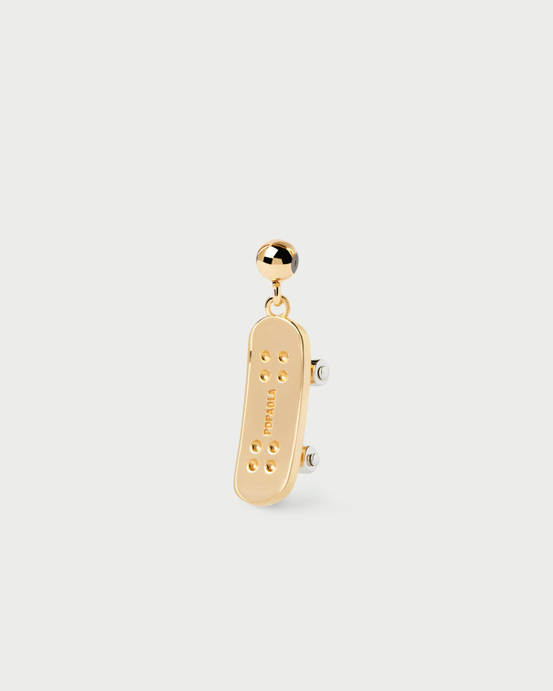 Charm Skateboard - 
  
    Argento sterling / Placcatura in Oro 18K
  
