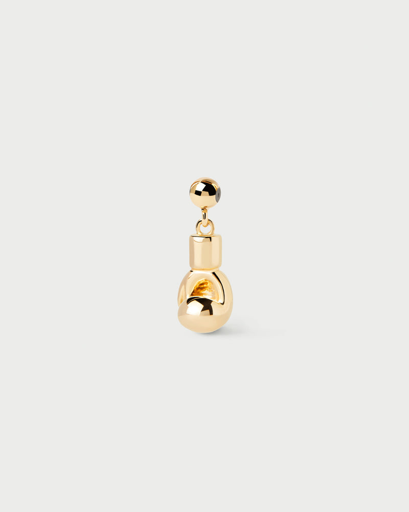 Charm Guante de boxeo - 
  
    Plata de Ley / Baño de Oro 18K
  
