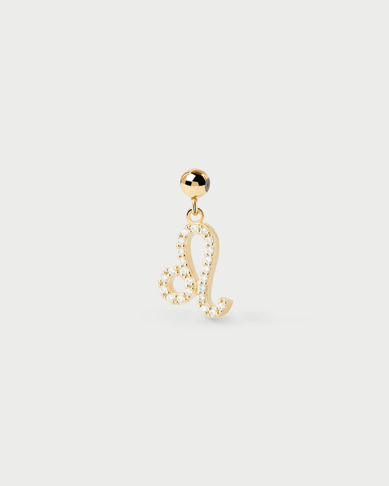 Leo Zodiac Charm - 
  
    Sterling Silver / 18K Gold plating
  
