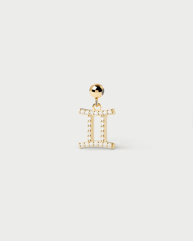 Charm Zodiaco Géminis - 
  
    Plata de Ley / Baño de Oro 18K
  
