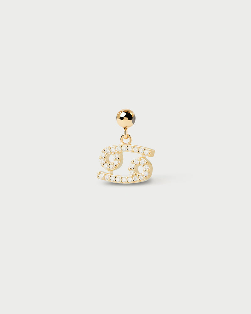 Charm Zodiaco Cáncer - 
  
    Plata de Ley / Baño de Oro 18K
  
