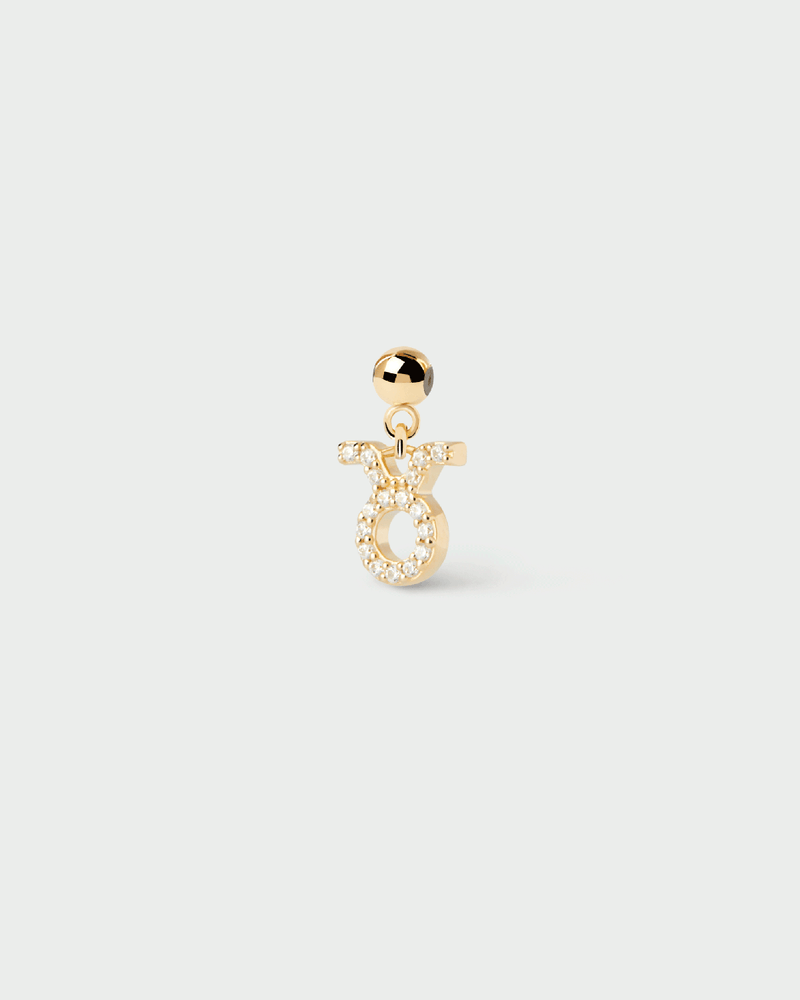 Charm Zodiaco Tauro - 
  
    Plata de Ley / Baño de Oro 18K
  
