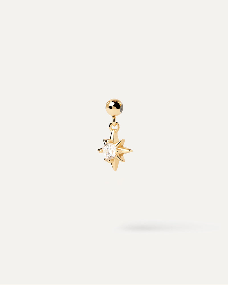 Charm Stella Polare - 
  
    Argento sterling / Placcatura in Oro 18K
  
