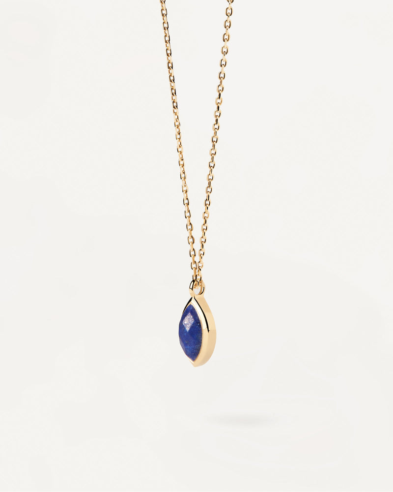 Lapis Lazuli Nomad Necklace - 
  
    Sterling Silver / 18K Gold plating
  
