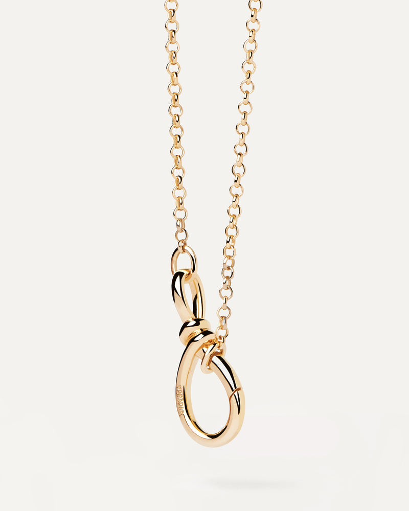 Collana a Catena Stacker Clasp - 
  
    Argento sterling / Placcatura in Oro 18K
  
