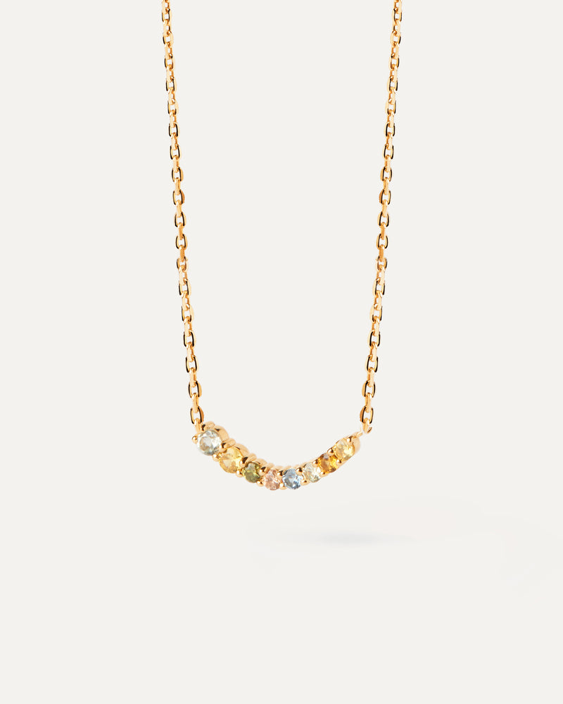 Collana Rainbow - 
  
    Argento sterling / Placcatura in Oro 18K
  
