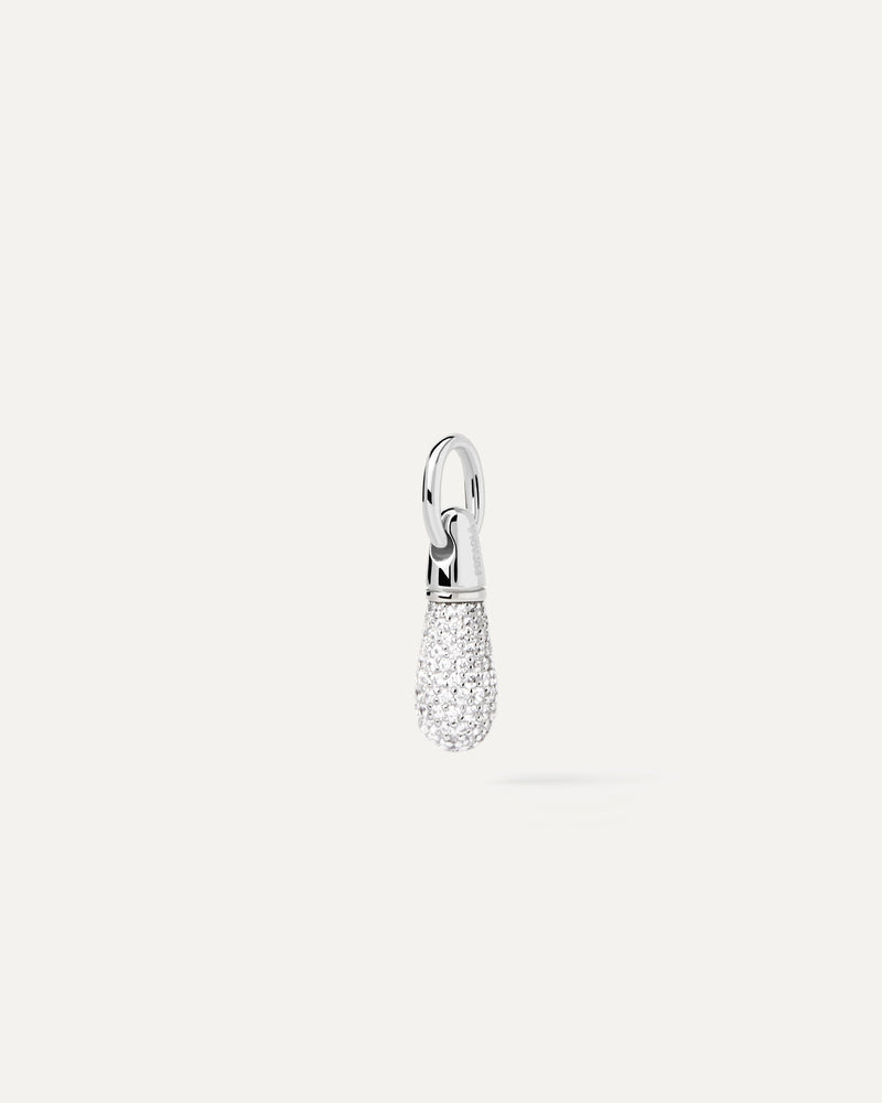 Ciondolo Ìn Argento Pavé Drop - 
  
    Argento sterling
  
