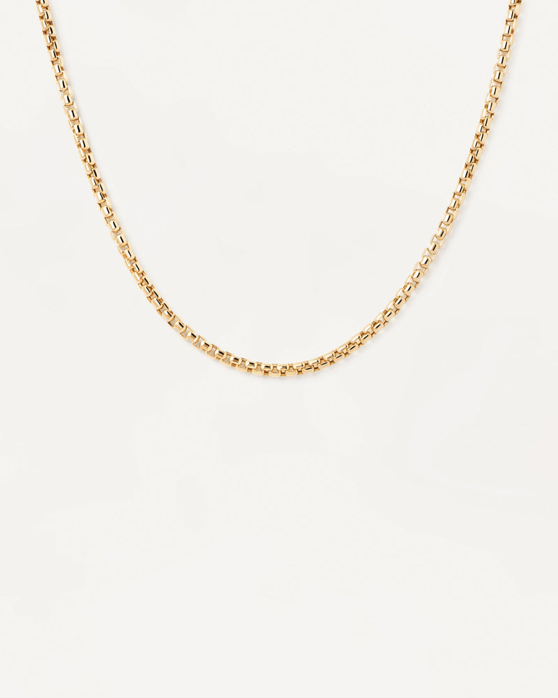 Gold Box Chain Necklace - 
  
    18K Gold
  
