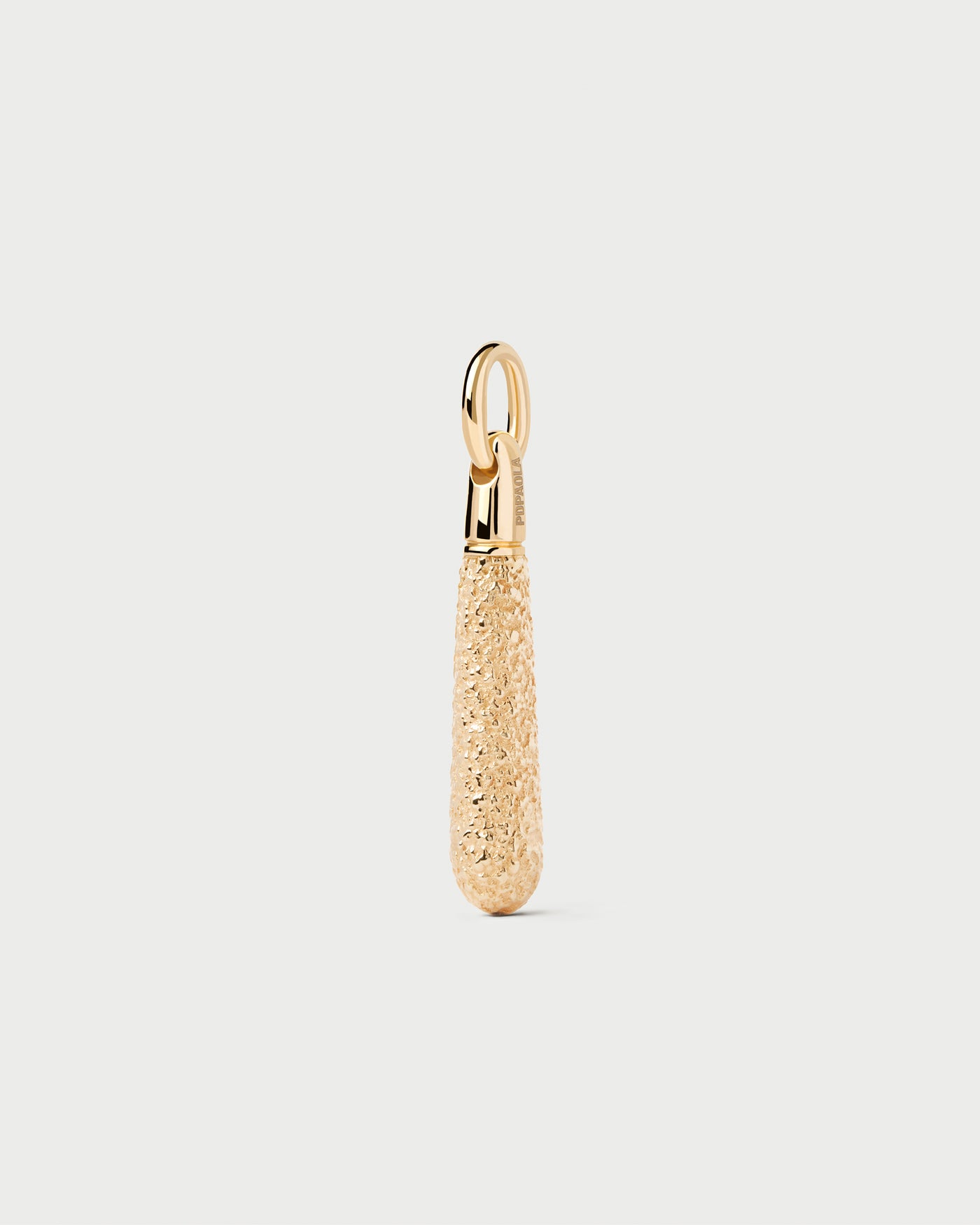 Popcorn large Drop pendant 
  
    Sterling Silver / 18K Gold plating
  
