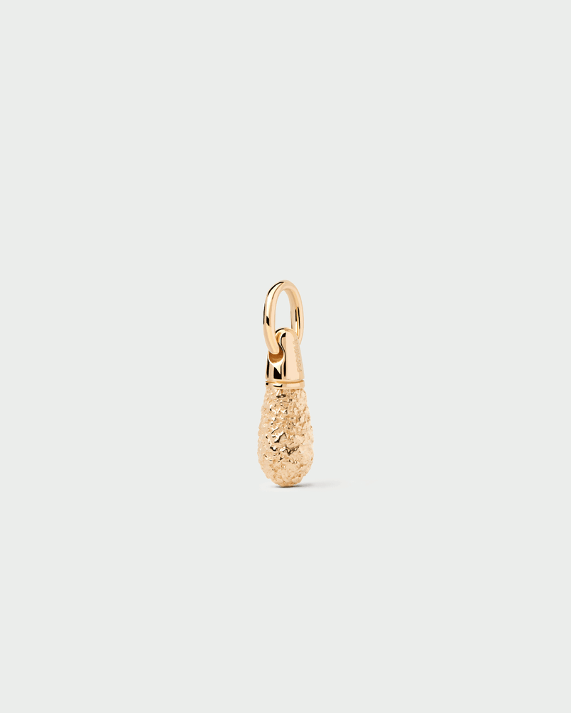 Popcorn Drop pendant - 
  
    Sterling Silver / 18K Gold plating
  
