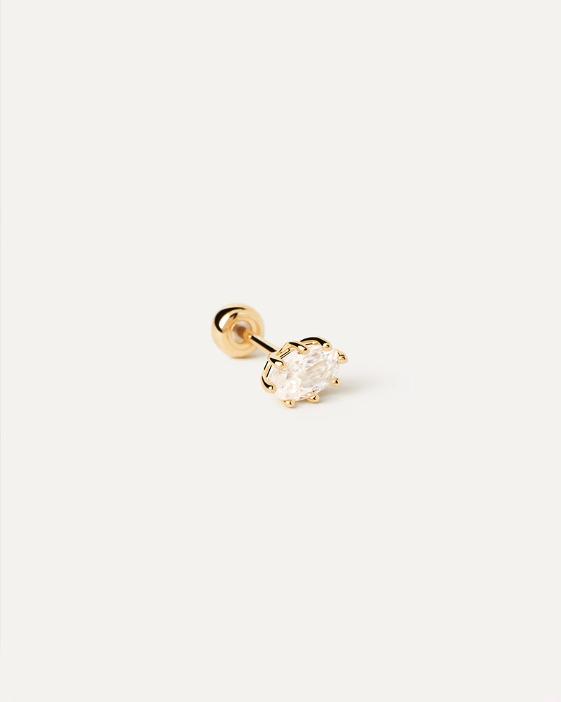 Umai Single Earring - 
  
    Sterling Silver / 18K Gold plating
  
