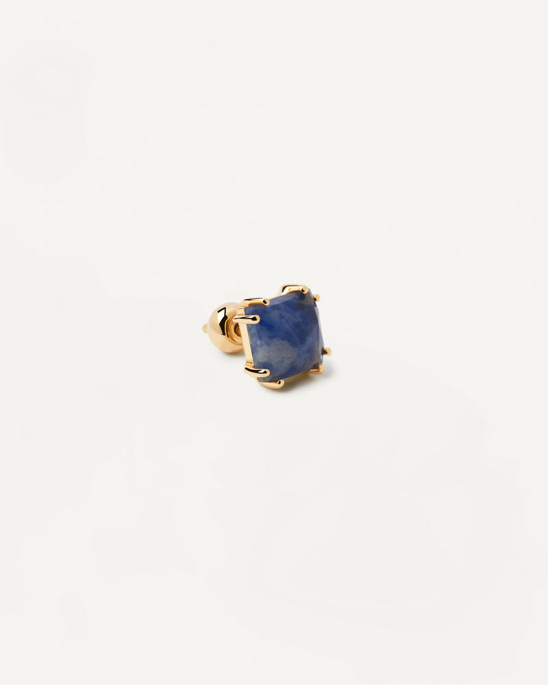 Piercing orecchio Suki Sodalite - 
  
    Argento sterling / Placcatura in Oro 18K
  
