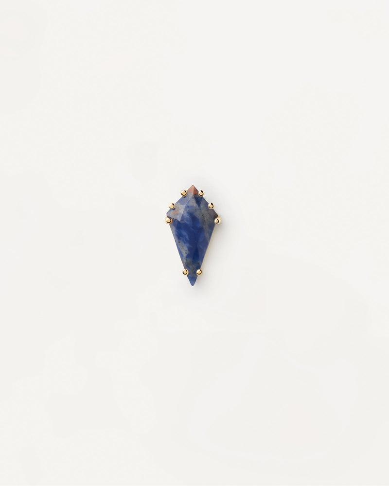 Piercing orecchio Akiro Sodalite - 
  
    Argento sterling / Placcatura in Oro 18K
  
