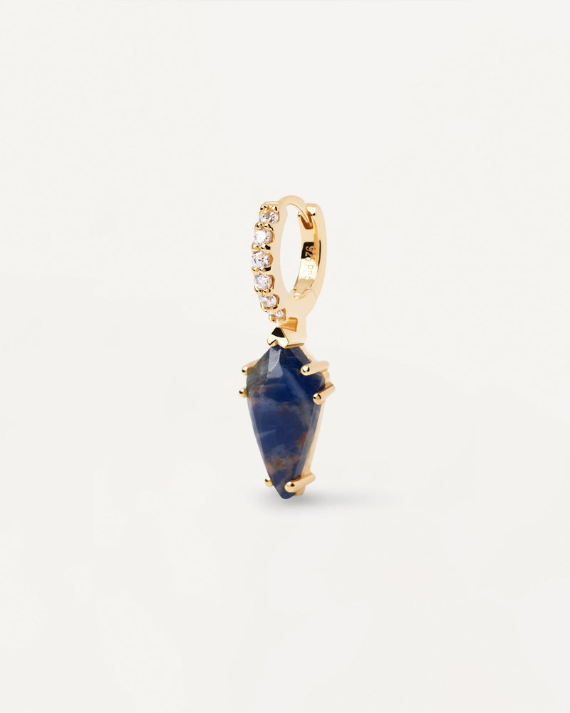 Piercing orecchio Naoki Sodalite - 
  
    Argento sterling / Placcatura in Oro 18K
  
