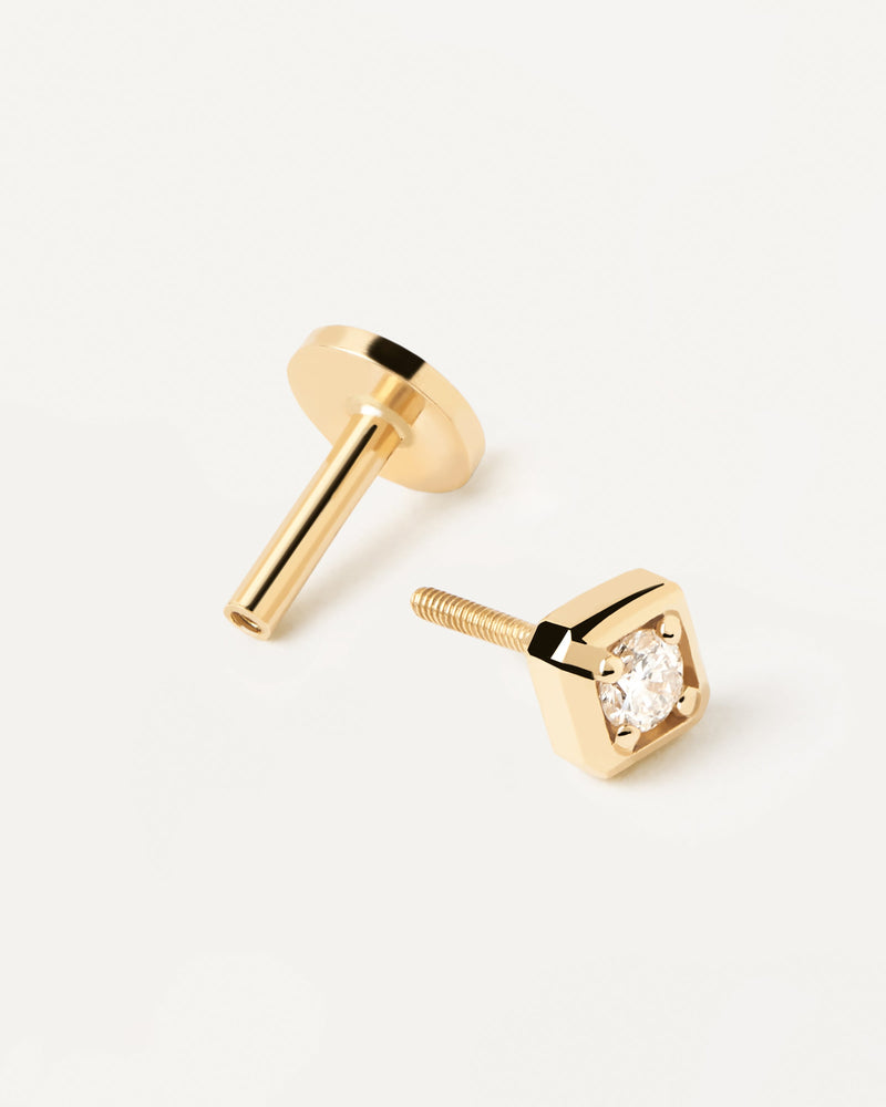 Piercing orecchio in Oro Con Diamante Ava - 
  
    Oro 18K
  
