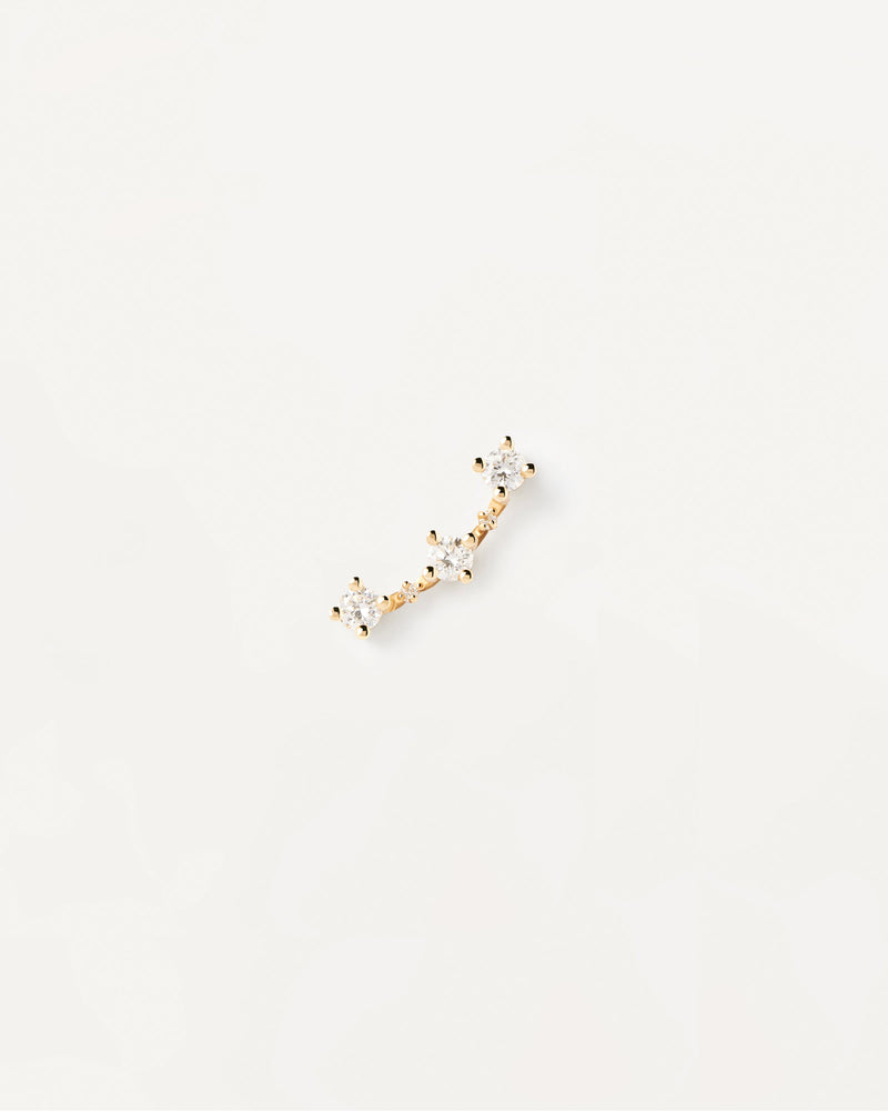 Diamonds and gold Liberty Single Earring - 
  
    18K Gold
  
