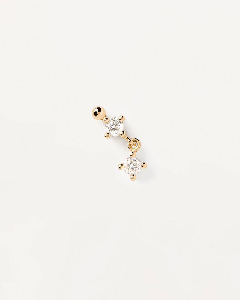 Diamonds and gold Soho Single Earring - 
  
    18K Gold
  
