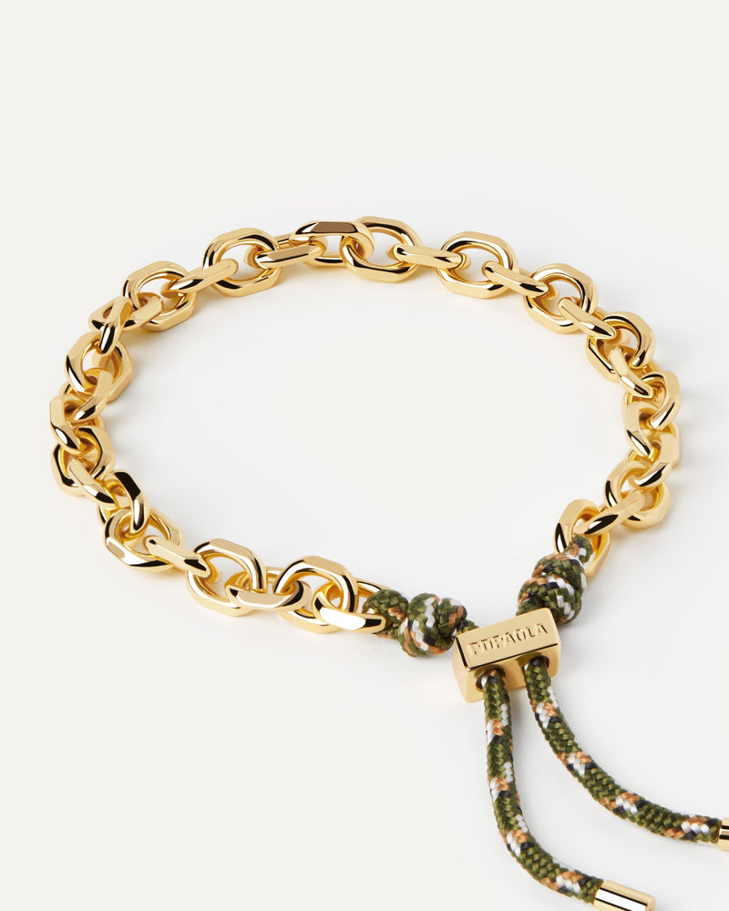 Cottage Essential Kordel-Gliederarmband - 
  
    Messing / 18K Goldplattierung
  
