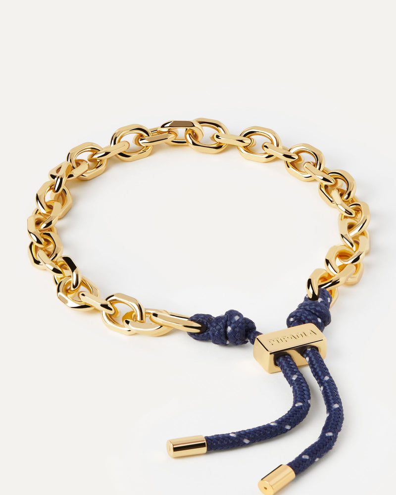 Midnight Essential Kordel-Gliederarmband - 
  
    Messing / 18K Goldplattierung
  
