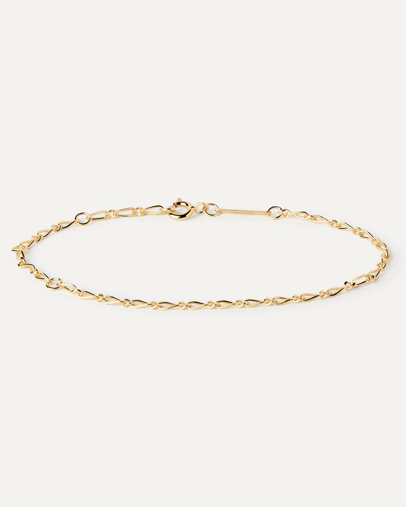 Pulsera Cadena Adele - 
  
    Plata de Ley / Baño de Oro 18K
  
