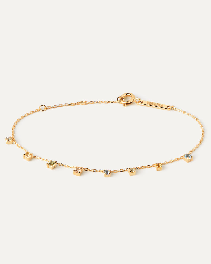 Bracciale Rainbow Salsa - 
  
    Argento sterling / Placcatura in Oro 18K
  
