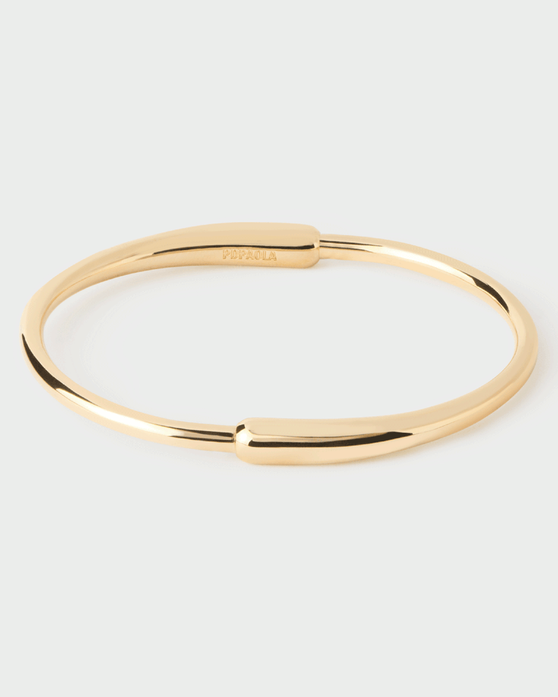 Loop bangle - 
  
    Brass / 18K Gold plating
  
