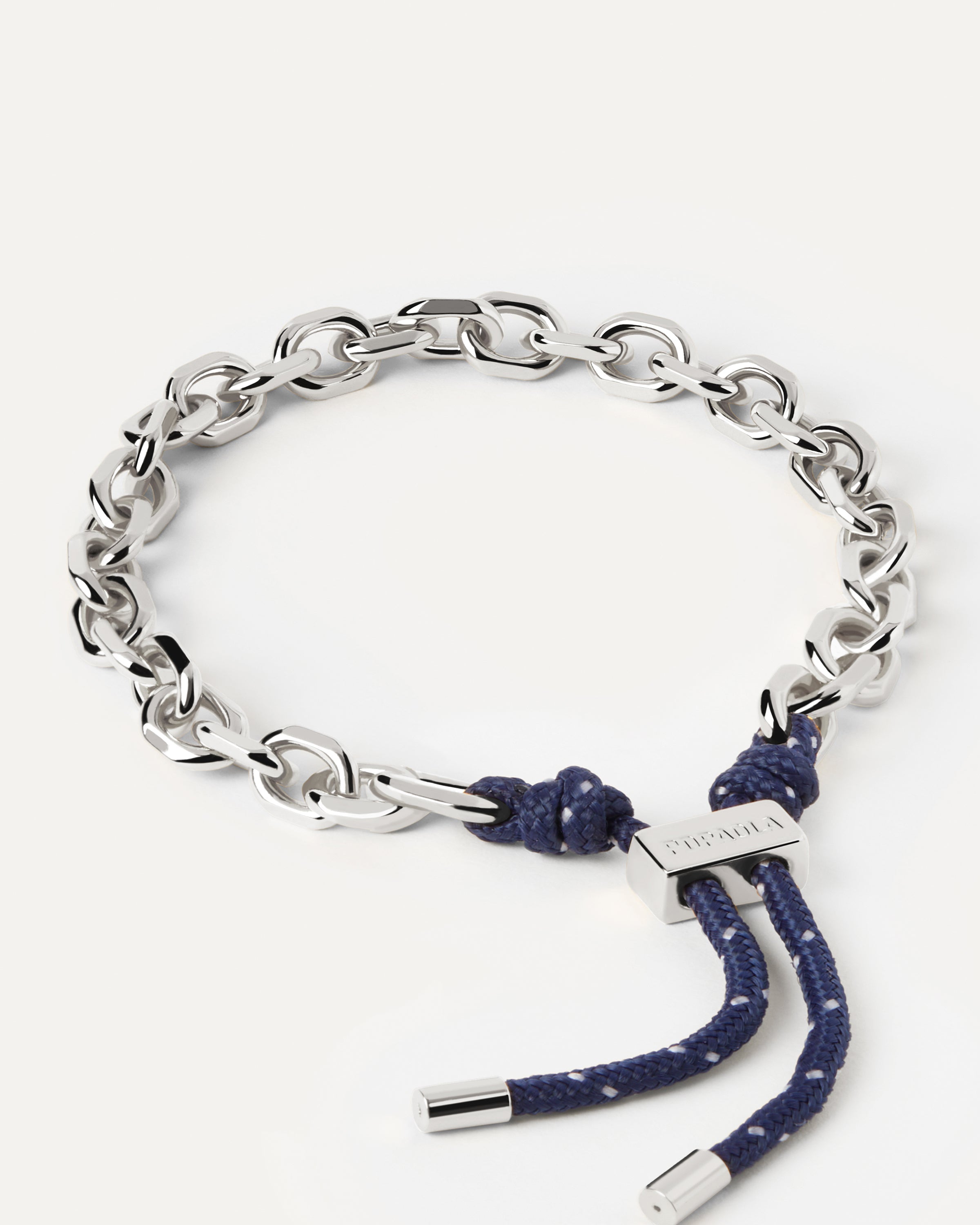 Midnight Essential Rope and Chain Bracelet