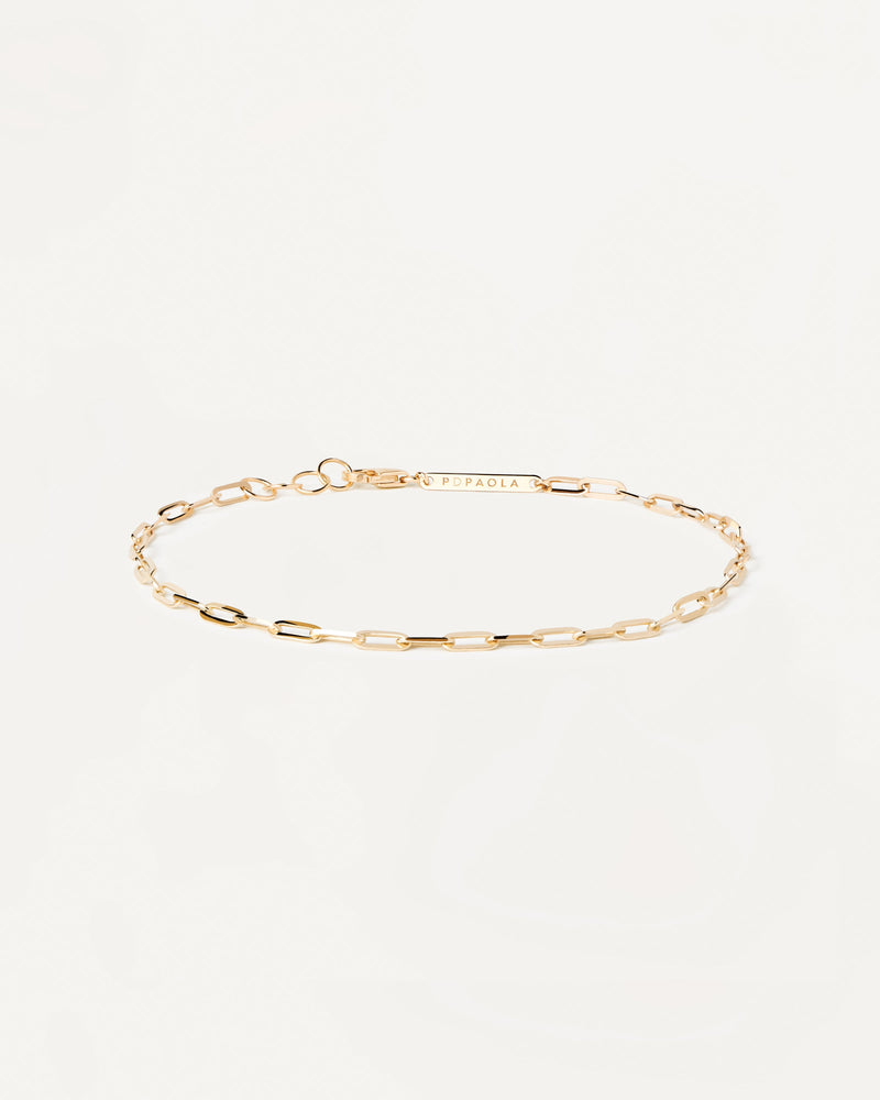 Gold Cable Chain Bracelet - 
  
    18K Gold
  
