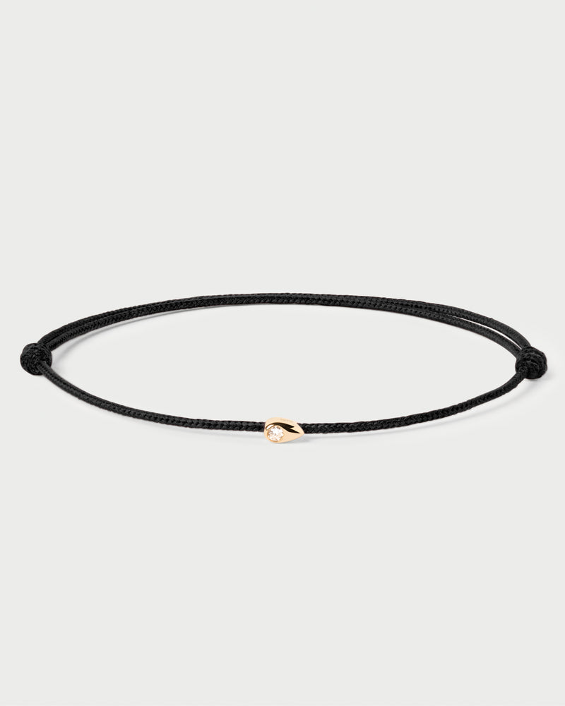 Bracciale in diamanti e corda Lia - 
  
    Oro 18K
  
