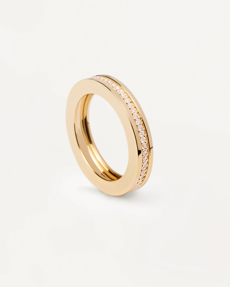 Anello Infinity - 
  
    Argento sterling / Placcatura in Oro 18K
  
