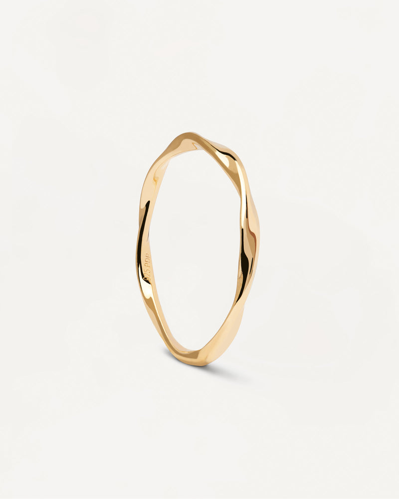 Anillo Spiral - 
  
    Plata de Ley / Baño de Oro 18K
  
