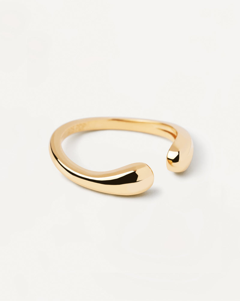 Crush Ring - 
  
    Sterling Silber / 18K Goldplattierung
  
